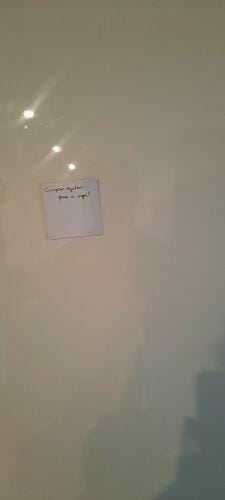Customer photo review of Reusable Sticky Notes
