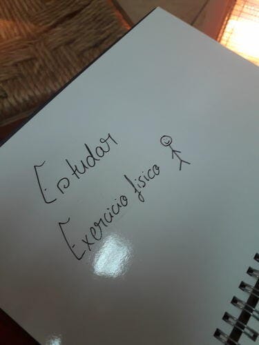 Customer photo review of Infinitebook Planner A5 Blue