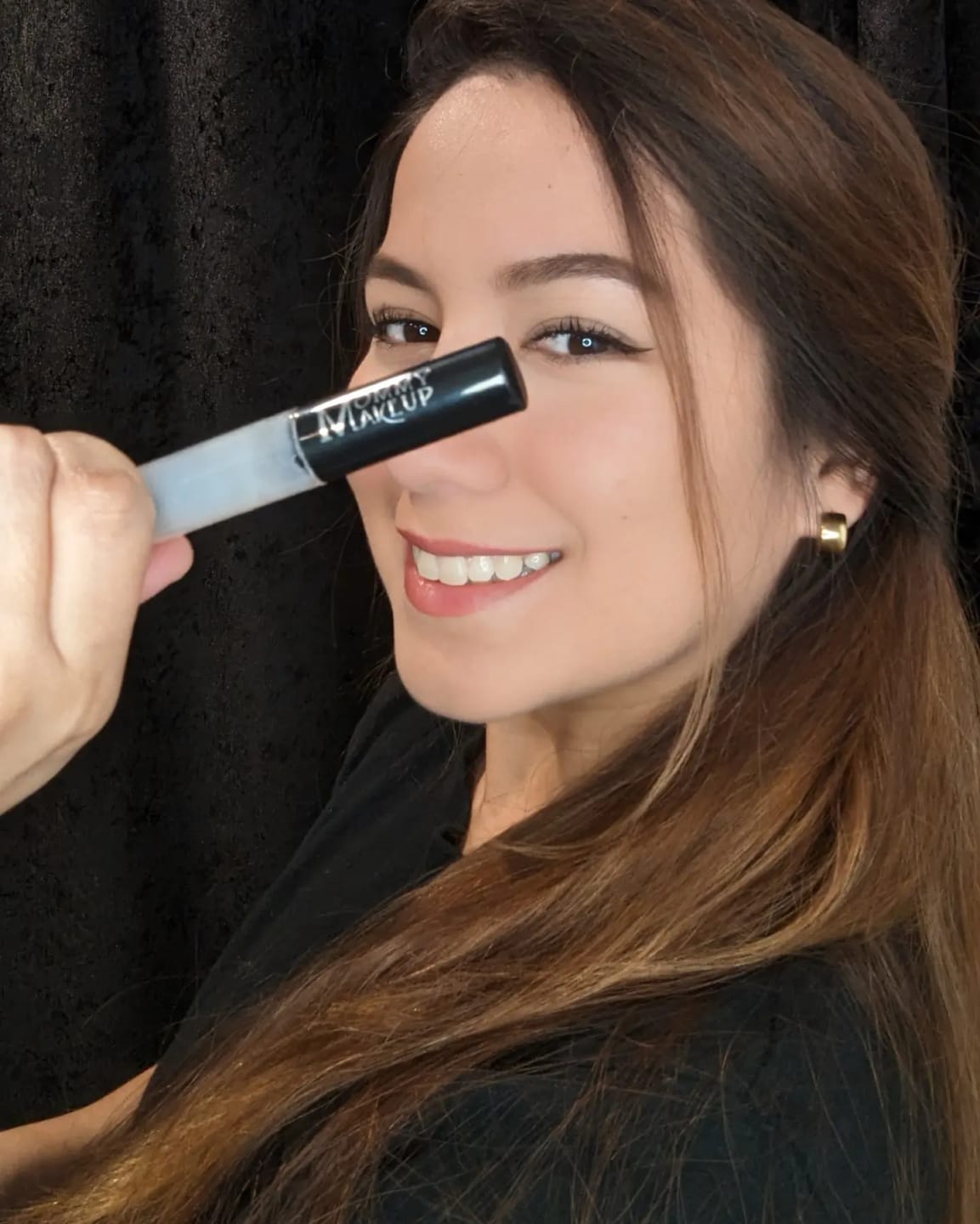 Customer photo review of Lash Shield Waterproofing Top Coat for Mascara & Brows