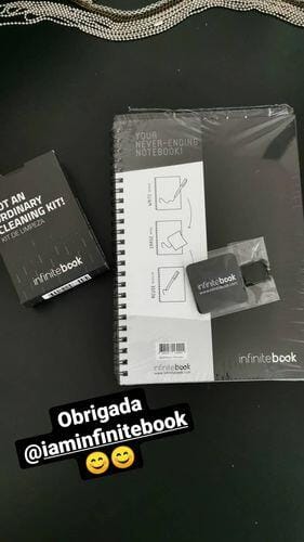 Customer photo review of Infinitebook Plain A5 Black