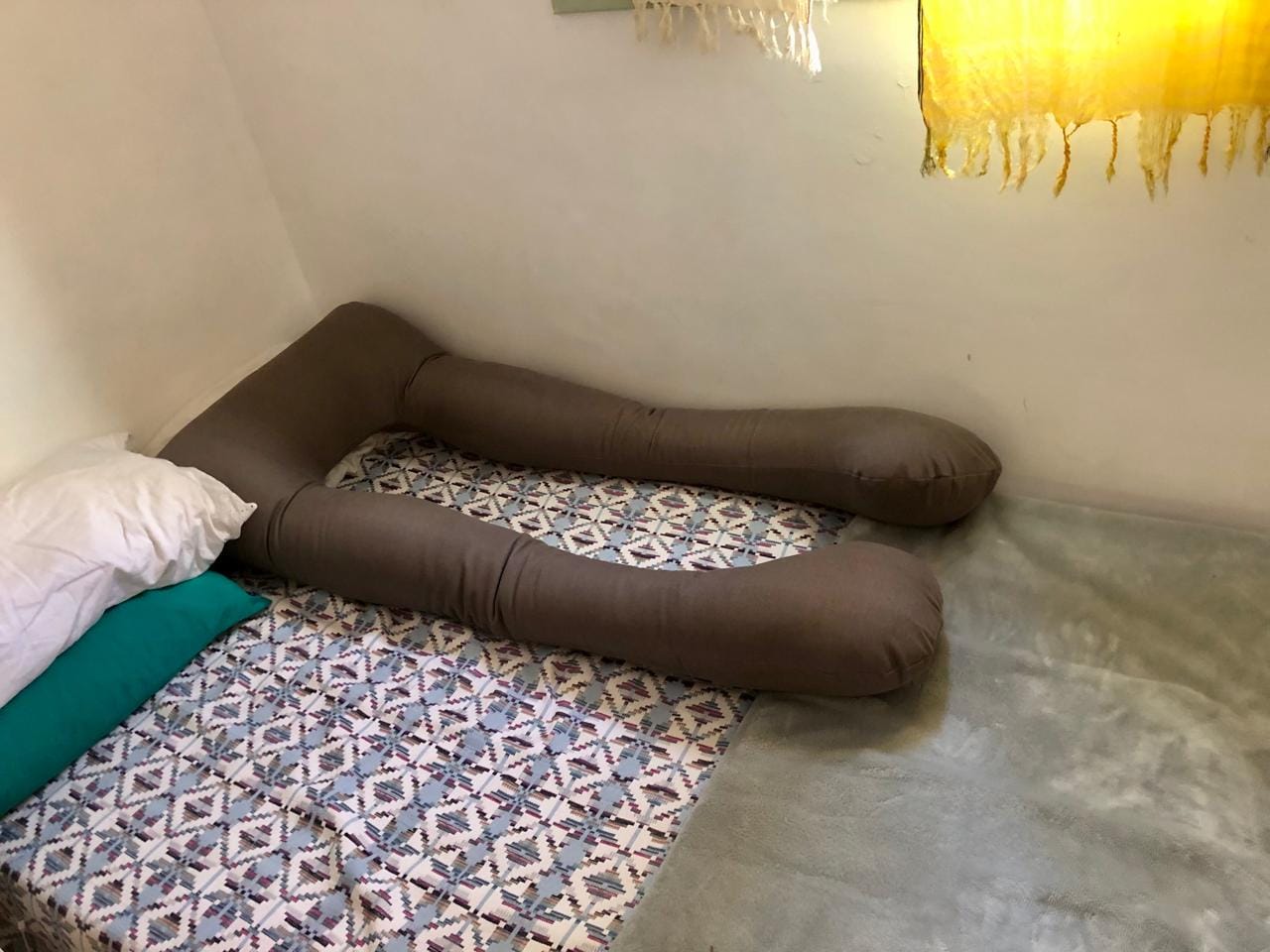 Customer photo review of Long Pregnancy Pillow