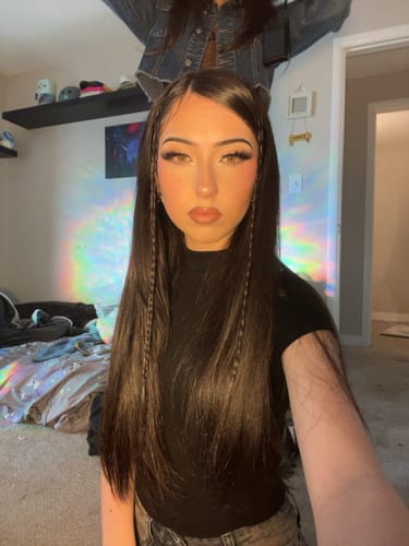 Customer photo review of Real Khaki Contact Lenses(12 months of use)