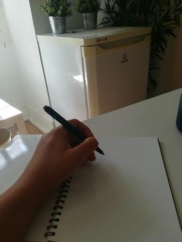 Customer photo review of Infinitebook Plain A5 Black