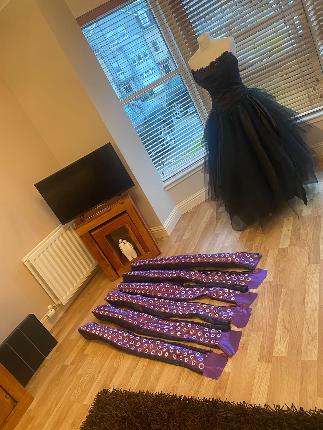Customer photo review of Plain Organza Fabric