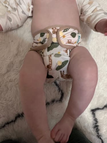 Customer photo review of Basics Reusable Cloth Diaper COVERS
