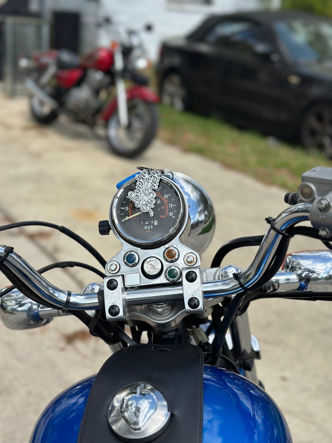 Customer photo review of Lovely Silver Keychain
