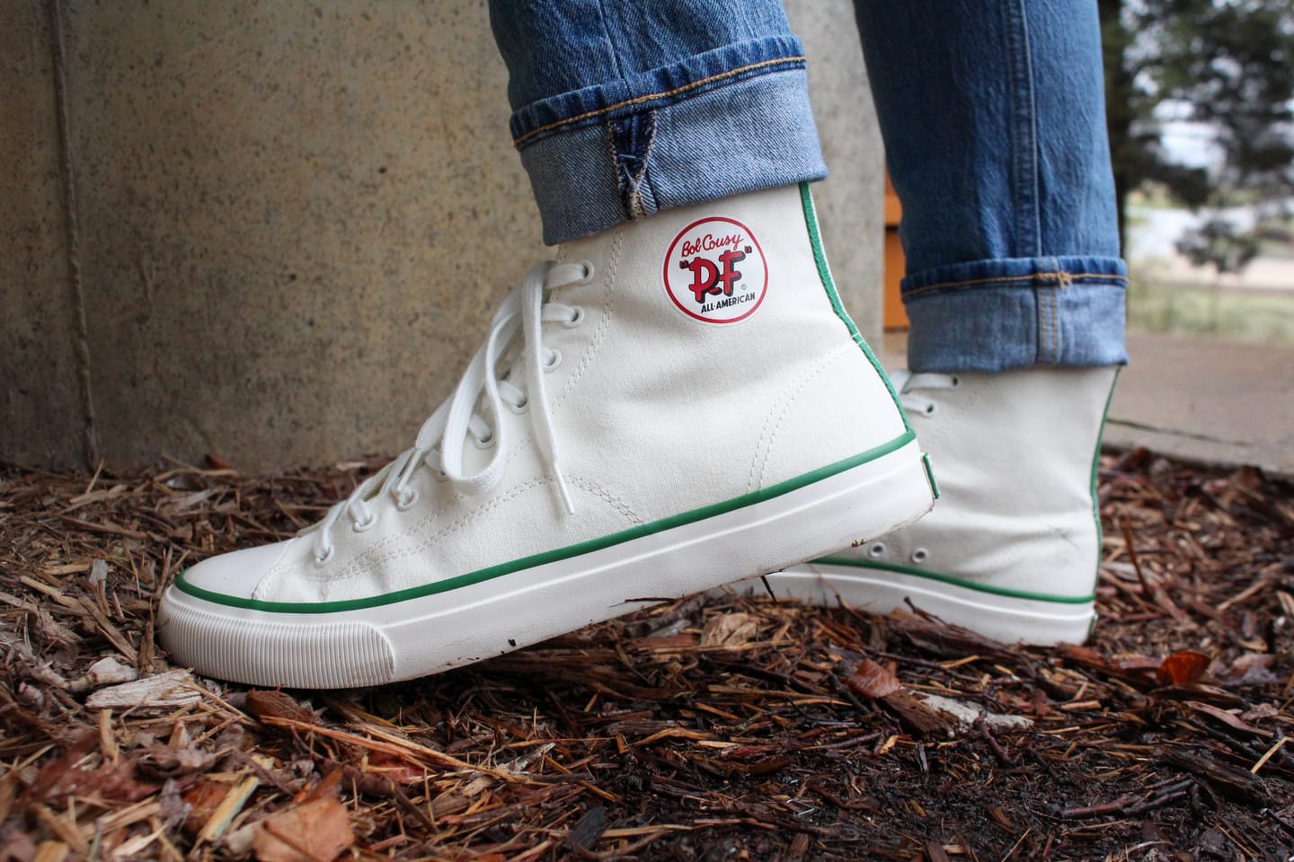 Customer photo review of Bob Cousy All American Hi Top | Unisex Canvas Sneaker