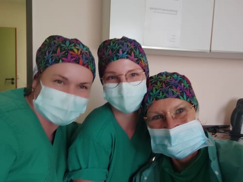 Customer photo review of Komfort OP Haube Natürliche Medizin