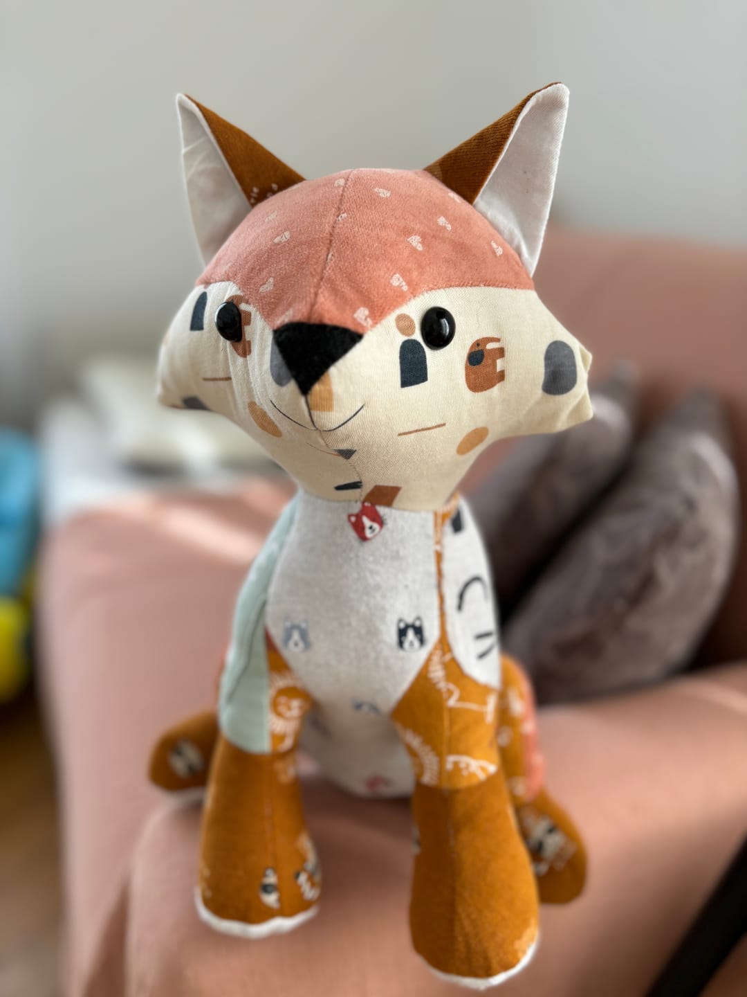 Customer photo review of Renard en peluche souvenir