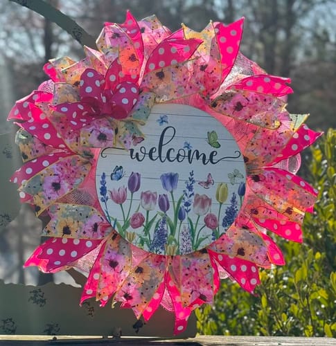 Customer photo review of 5 Pack Pancake Wreath Frame - Patent Pending Bundle (5 sets)