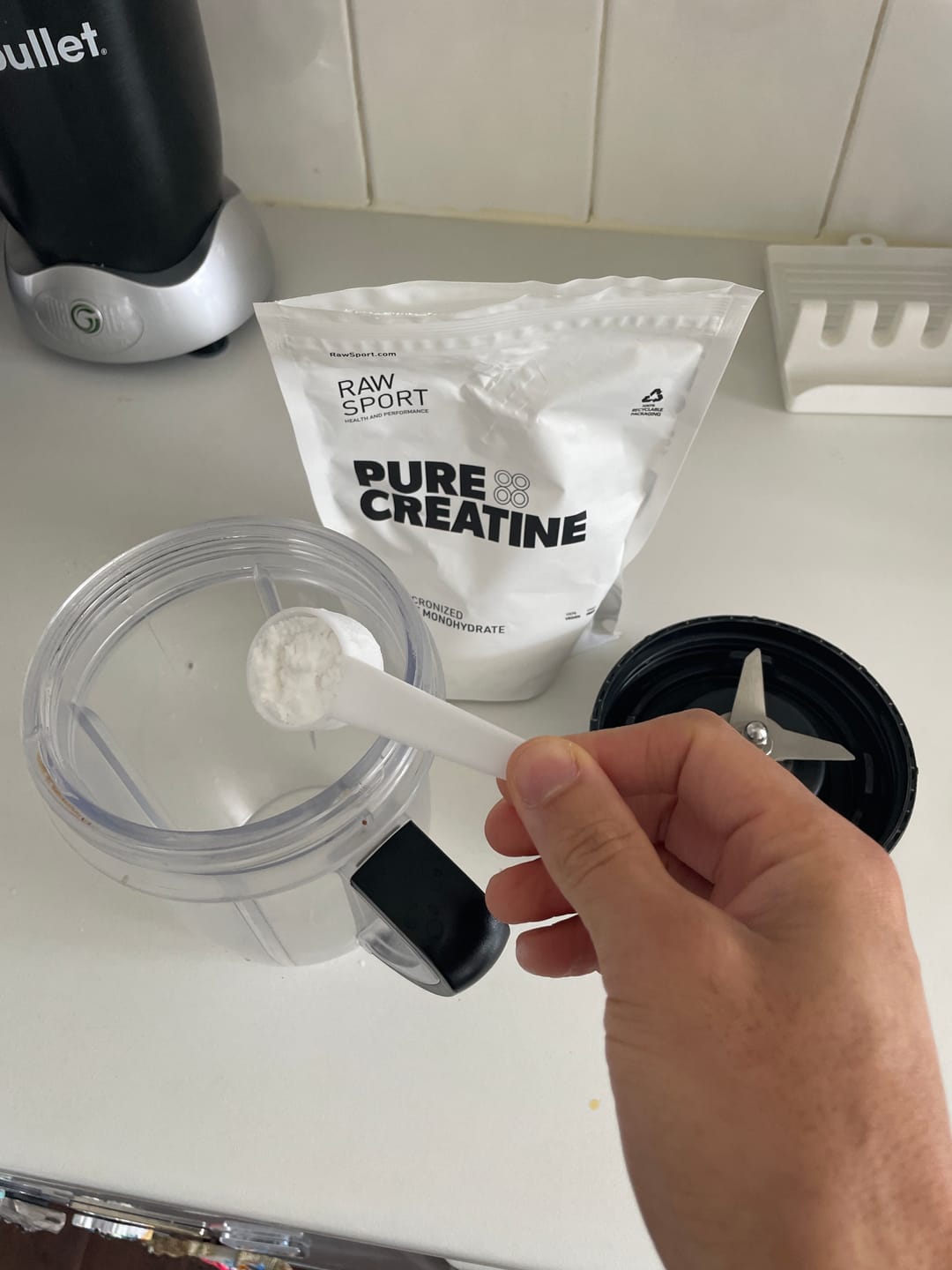 Customer photo review of Creatine Monohydrate 250g