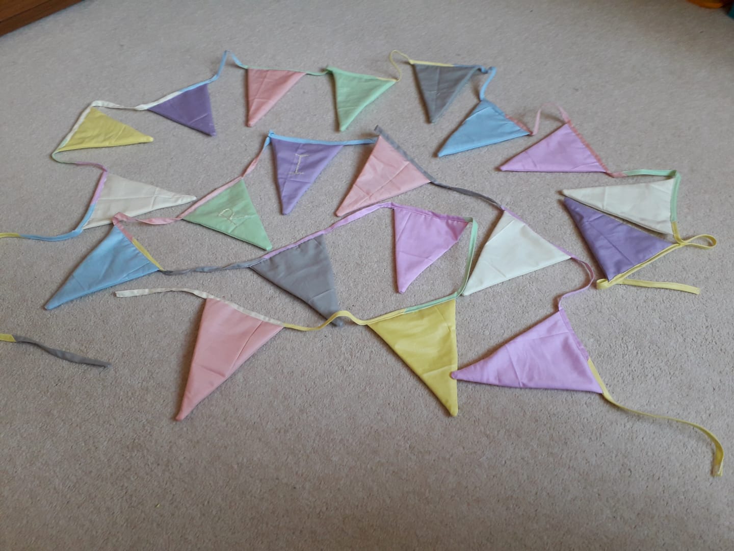 Customer photo review of Plain 14 Piece Cotton Fat Quarter Bundle - Big Pack