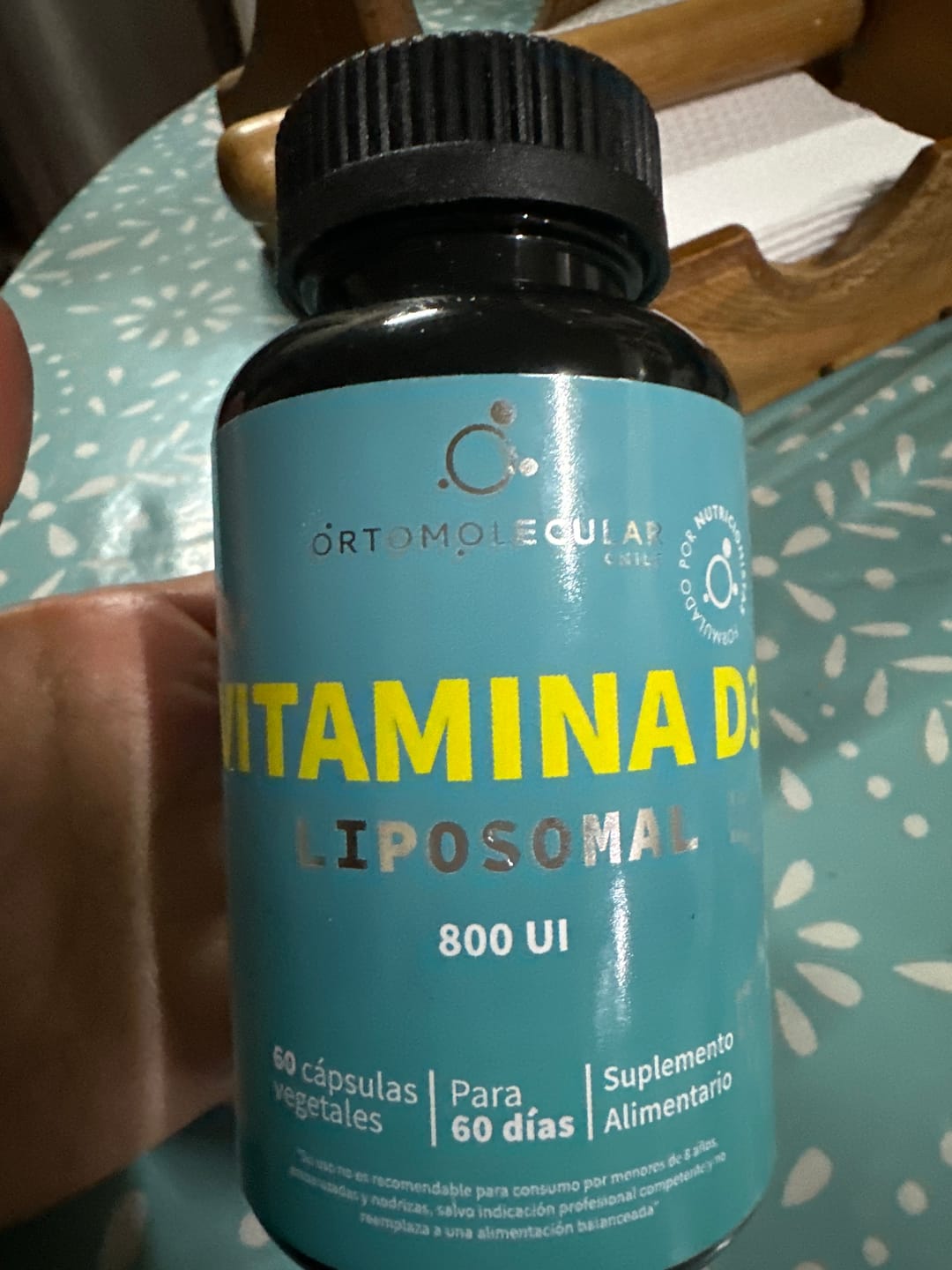 Customer photo review of Vitamina D3 liposomal 800 UI-60 cáps