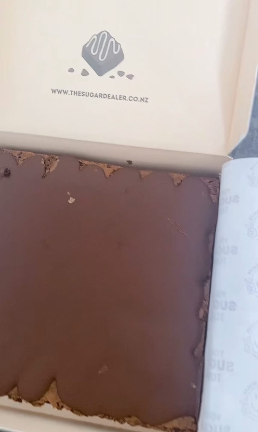 Customer photo review of Plain choccy brownie