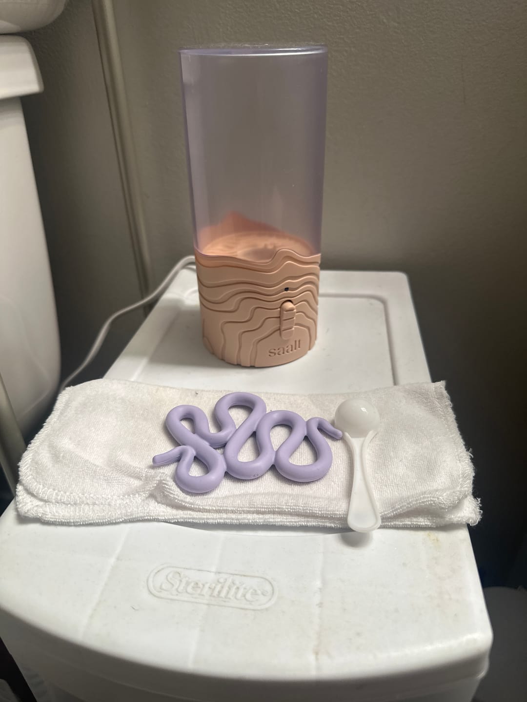 Customer photo review of Saalt Cup + Disc Steamer