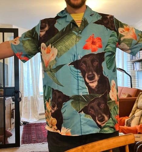 Customer photo review of Your photo - Personalised hawaiian shirt