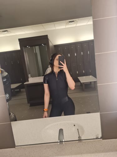 Customer photo review of Jumpsuit Body Correct Skin Edition LYC Black