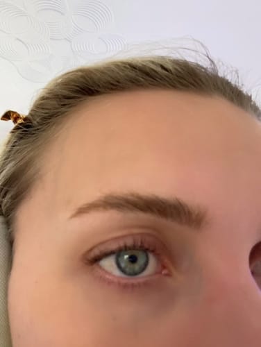Customer photo review of QuickBrow Kit - Brow Balm & Pencil Duo