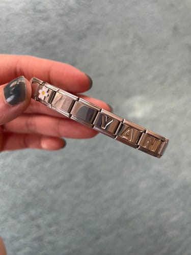 Customer photo review of Original Italian Charm Bracelet