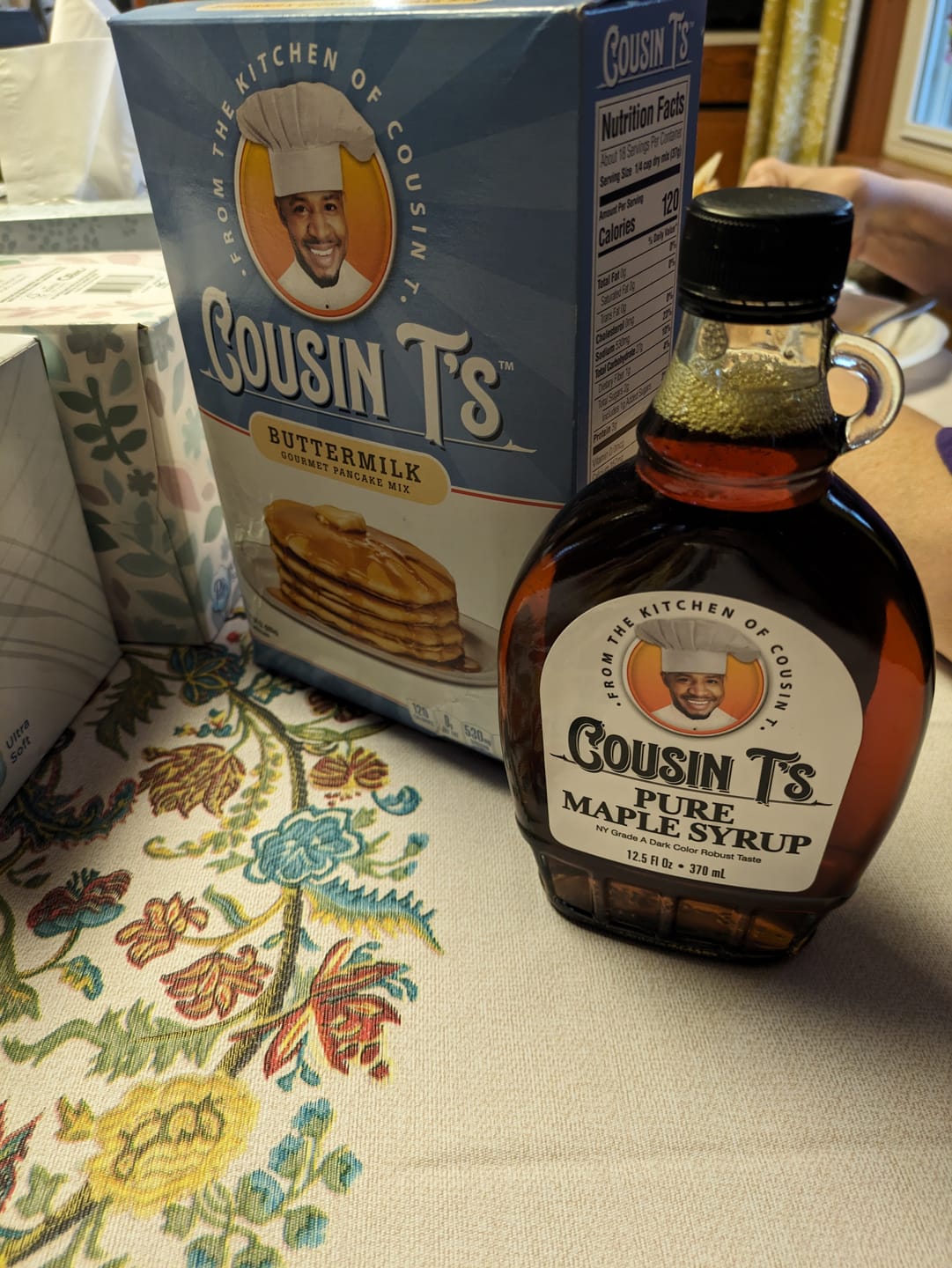 Customer photo review of Cousin T's Maple Syrup & Pancake Mix Bundle