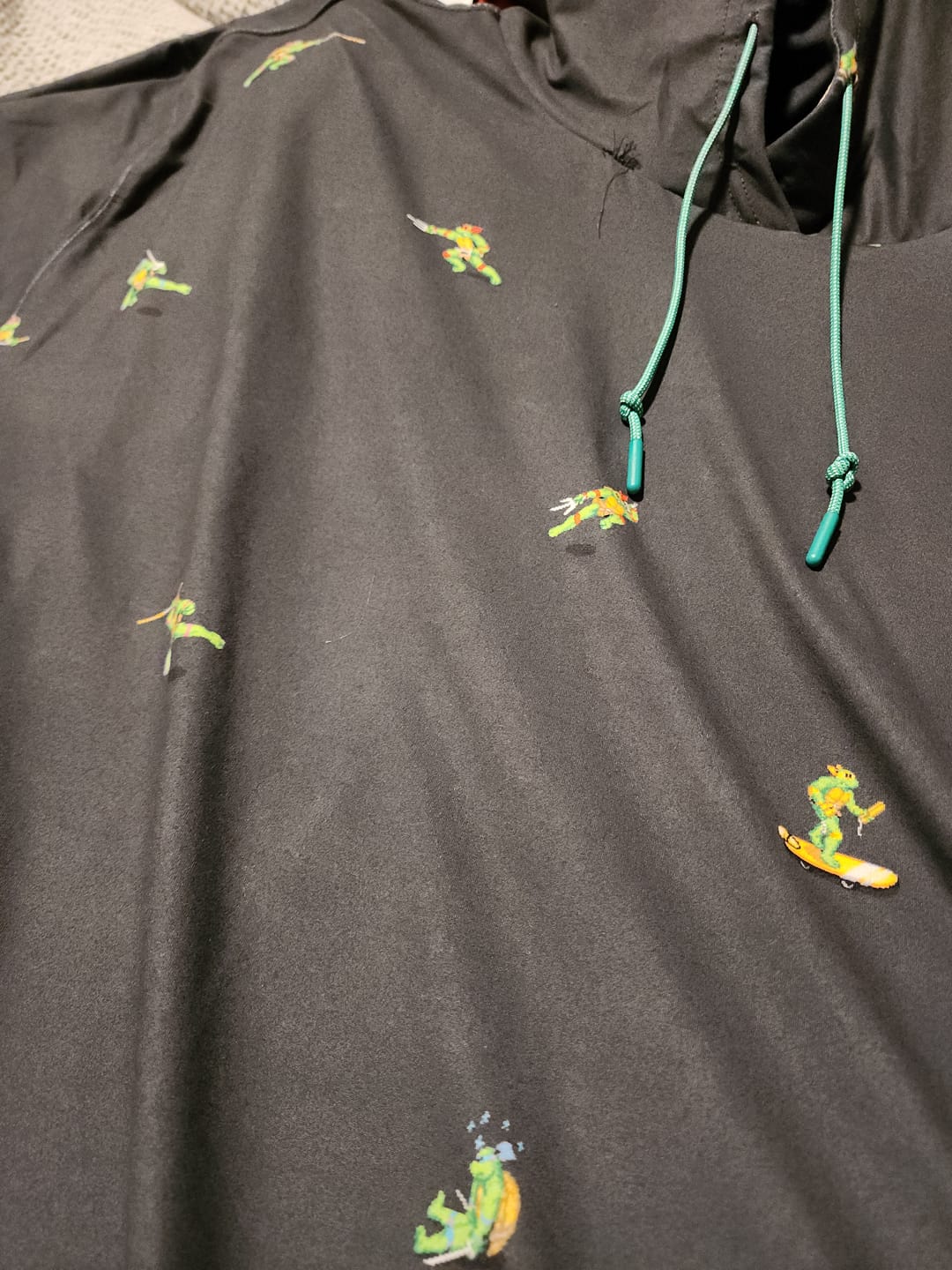Customer photo review of Teenage Mutant Ninja Turtles "Choose Your Turtle (At Night)" – Performance Hoodie