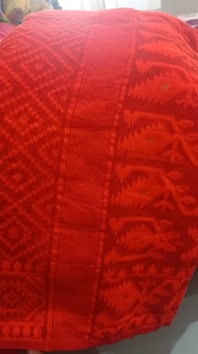 Customer photo review of DHAKAI JAMDANI SAREE