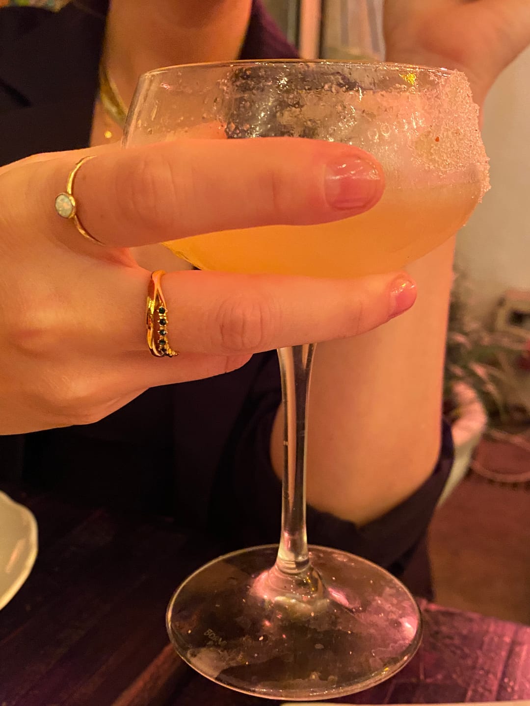 Customer photo review of Marissa Emerald Green Layered Ring