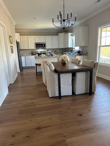 Customer photo review of Parsons Table Base