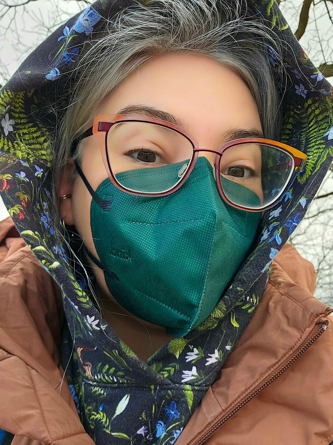 Customer photo review of Kind KN95 Respirator Mask - Colour Series (Cone Shape)