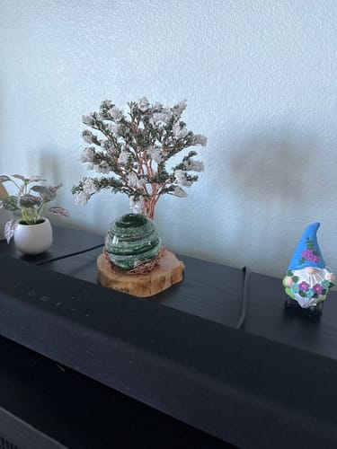 Customer photo review of Crepe Myrtle Tree Of Life with Sparkle Orb