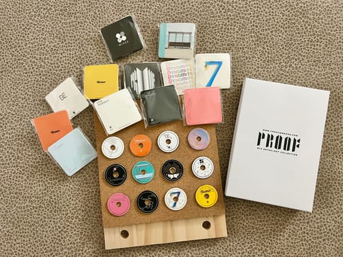 Customer photo review of BTS Anthology CD Enamel Pins Collection Part Two