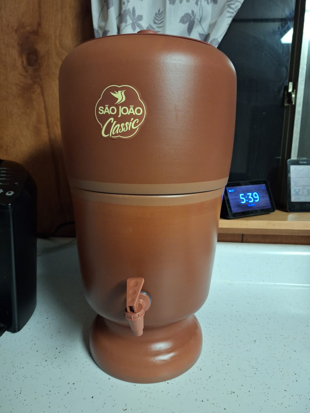 Customer photo review of Brazilian Water Purifying Clay Filter Ceramic Sao Joao Classic Stéfani 6 Liters