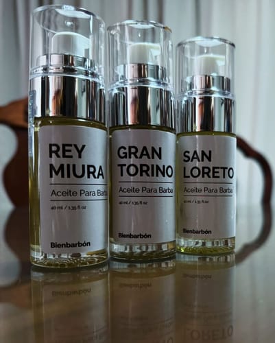 Customer photo review of Aceite Para Barba - Paquete De 3 Fragancias