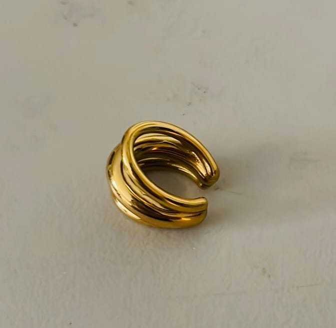 Customer photo review of Ear Cuff Triple