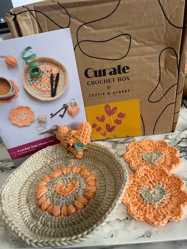Customer photo review of Curate Crochet Box - Monthly Subscription