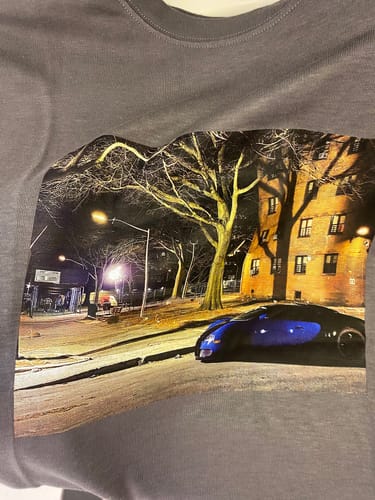 Customer photo review of Custom Printed Men's Bamboo Viscose/Organic Cotton Short Sleeve T-Shirt
