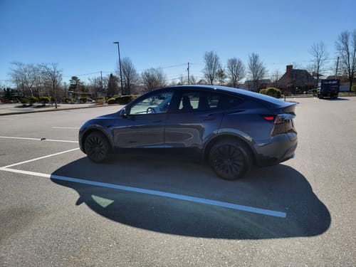 Customer photo review of TESPLUS 19'' Blade Style Wheel Cover for Model Y