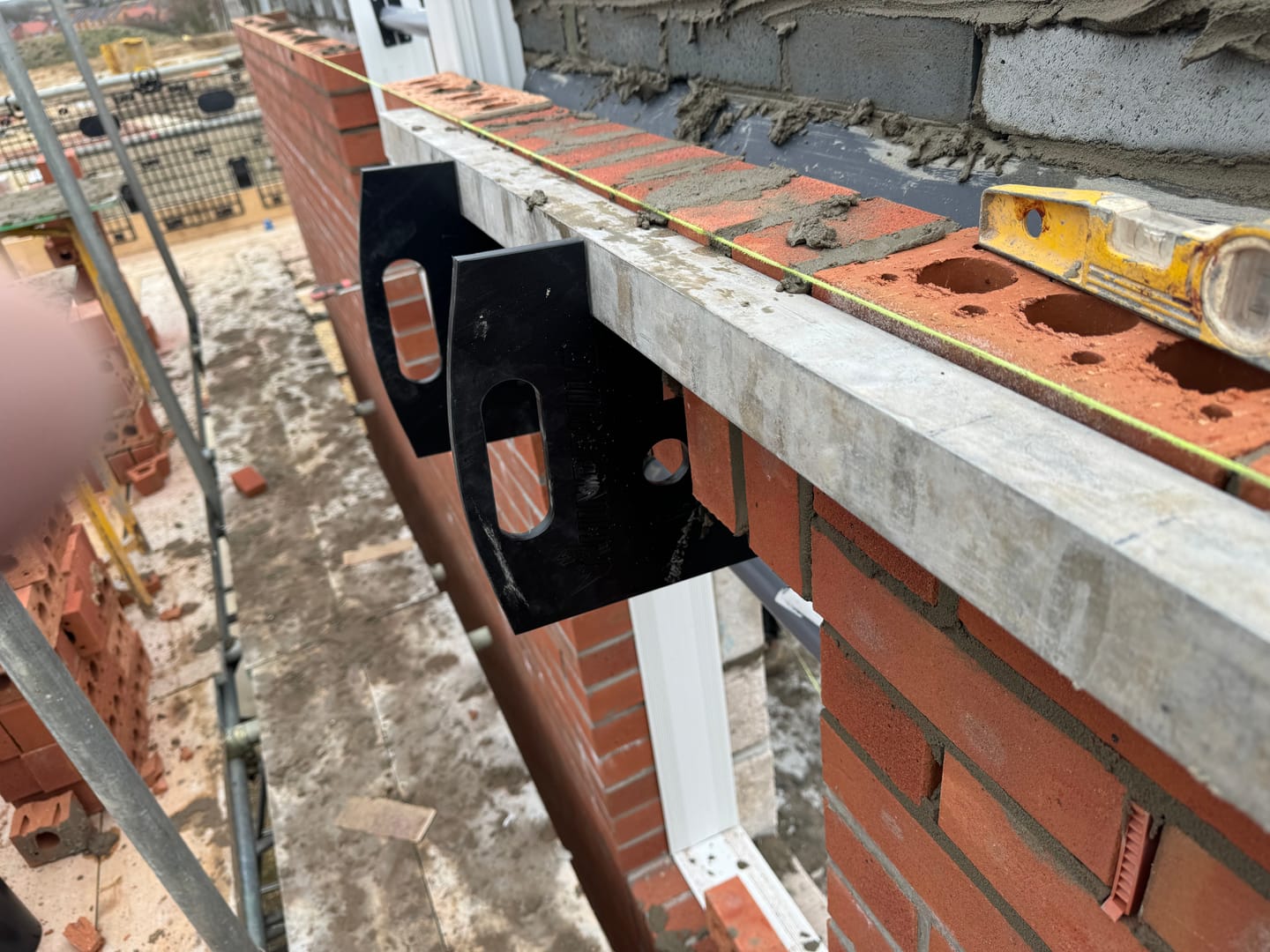 Customer photo review of Lintel Profile Supports / Soldier Brackets (Pair)