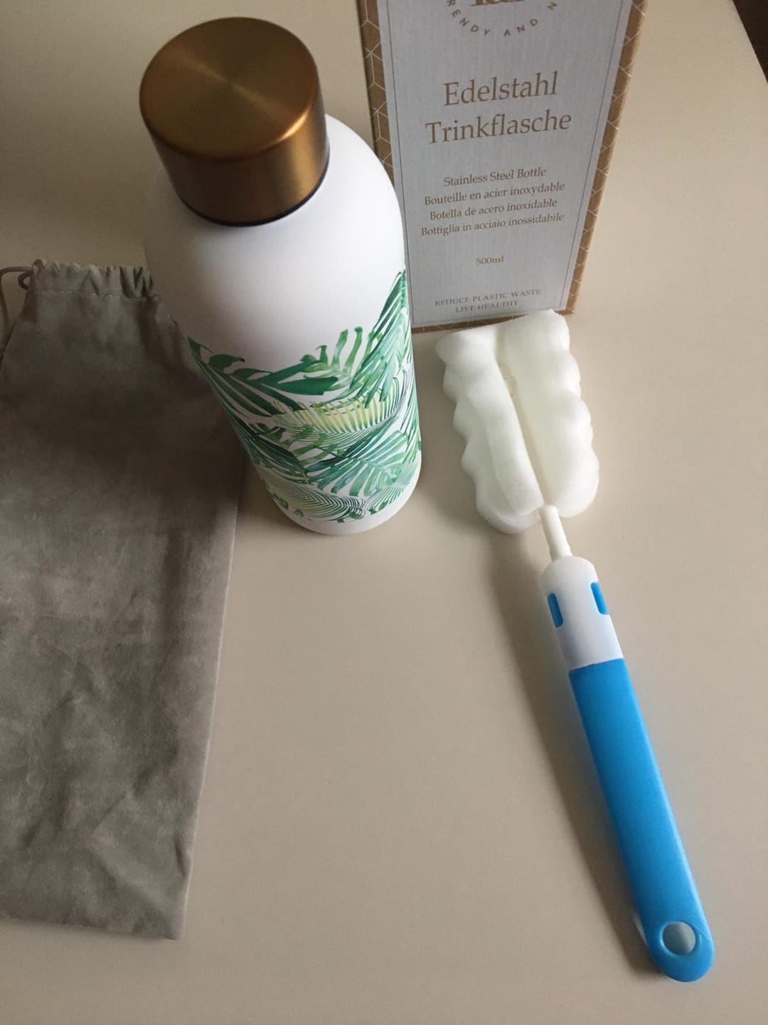 Customer photo review of T&N Edelstahl Trinkflasche 500ml - Designer Edition