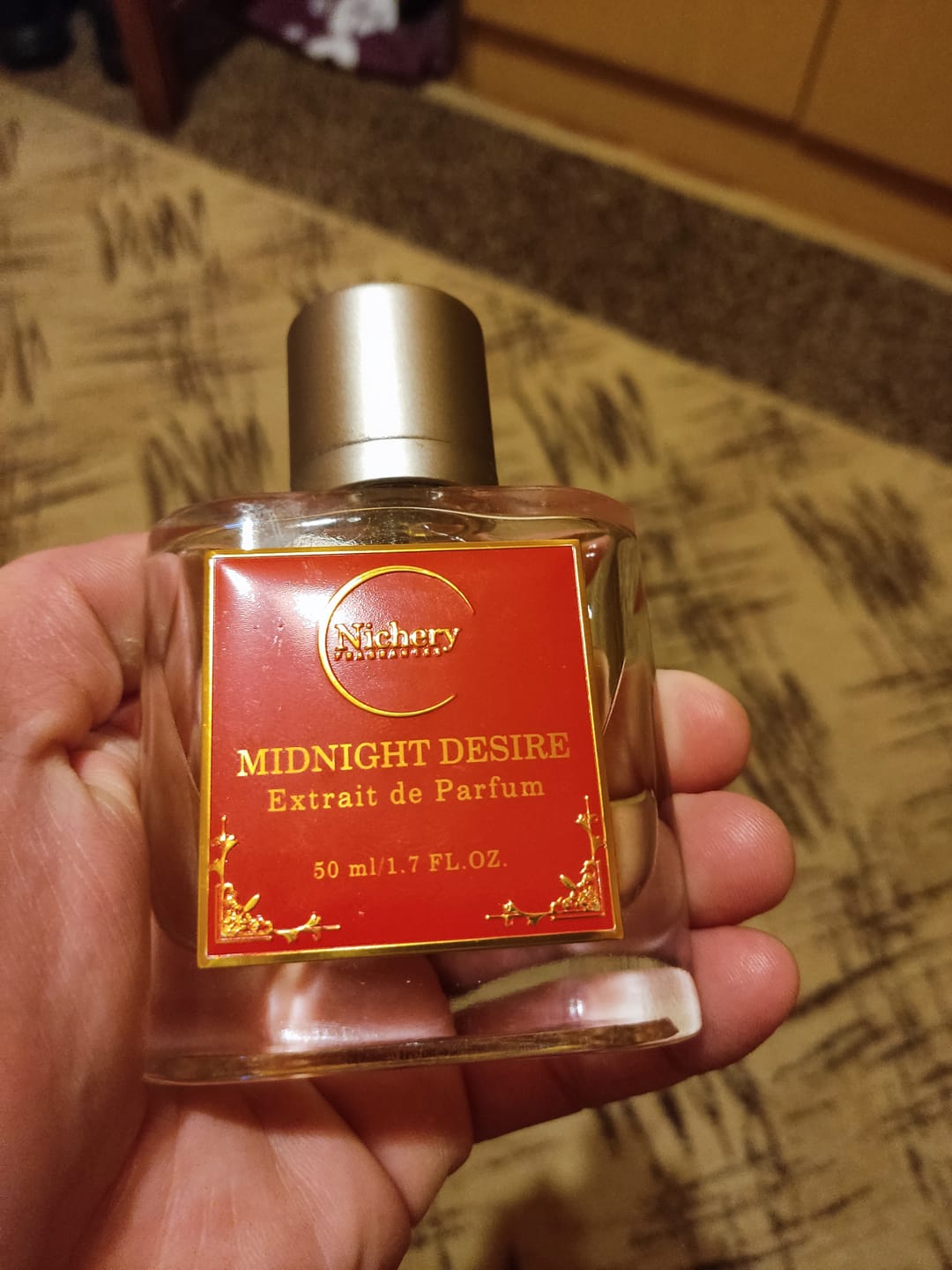 Customer photo review of Nichery Midnight Desire Extrait de Parfum - Unisex 50ml