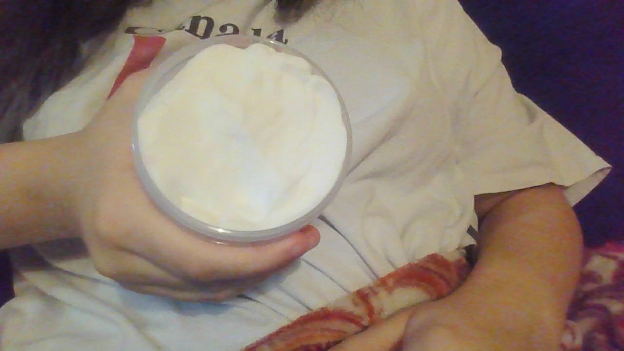 Customer photo review of Fluffy Goo Classic Marshmallow Slime