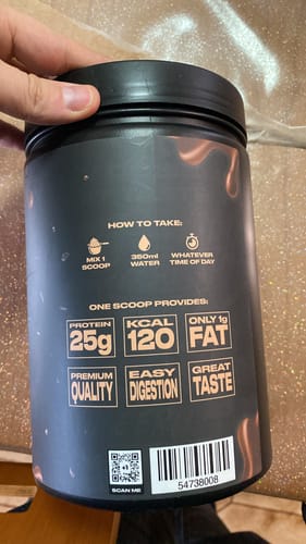 Customer photo review of +1© Whey Protein Isolate (1kg)