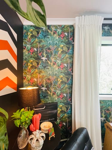 Customer photo review of Masoala Wallpaper - 4 colours