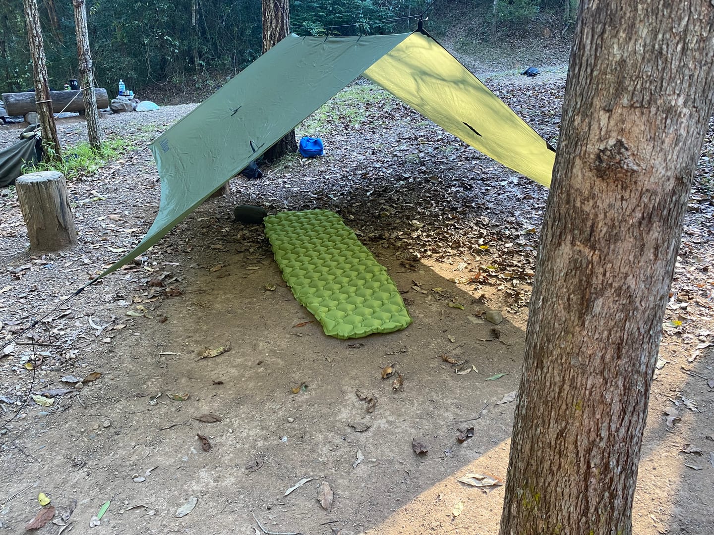 Customer photo review of 3m x 3m Lightweight Tarp