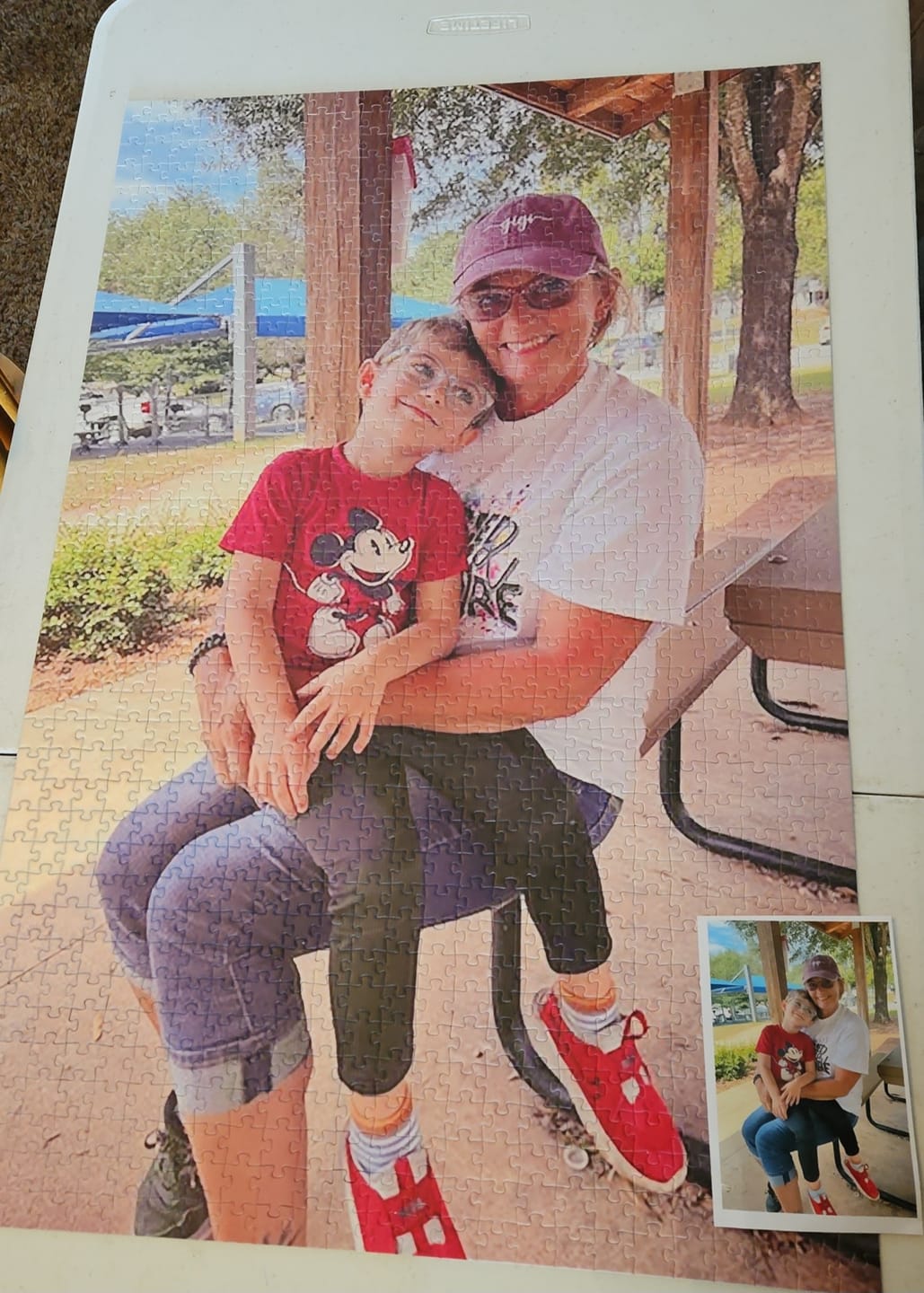 Customer photo review of Custom Puzzle