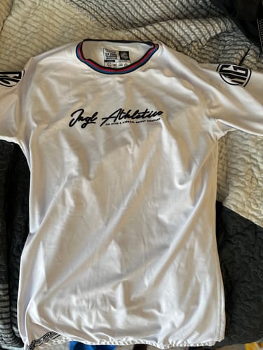 Customer photo review of Sentinel BJJ - Short Sleeve Rashguard Brazilian Jiu Jitsu