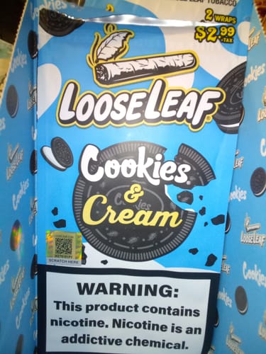Customer photo review of LooseLeaf X Cookies 2 Pack Wraps (40 Count)