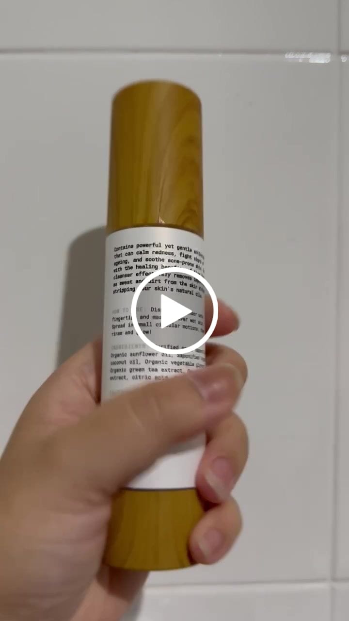 Customer video review of Green Tea Cleanser