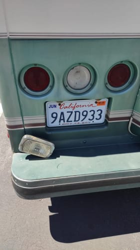 Customer photo review of 2020 CALIFORNIA DMV.CA.GOV LICENSE PLATE 6"x12" (156.5mm x 305mm)