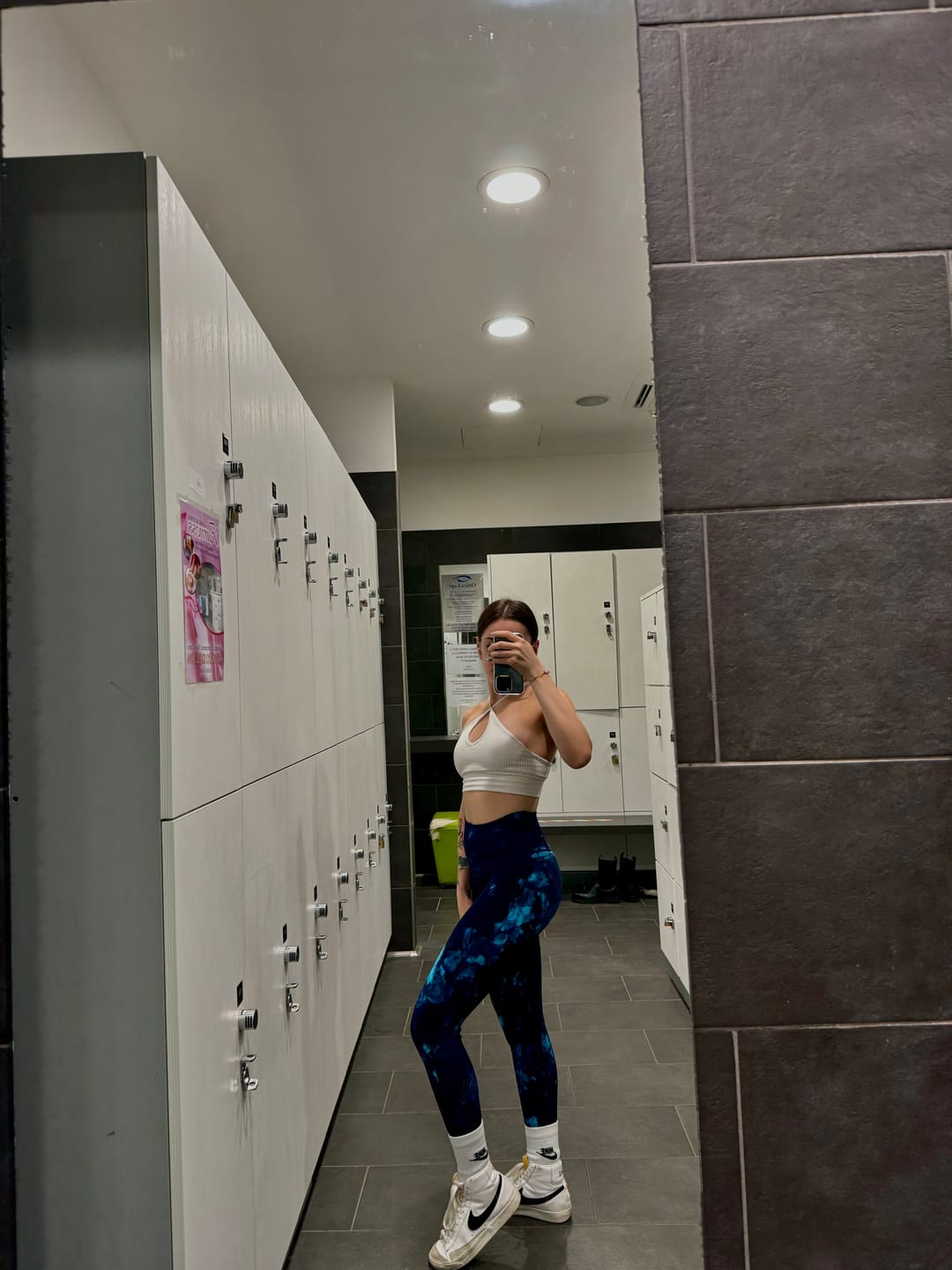 Customer photo review of Leggings Elements Acqua Turchese Blu